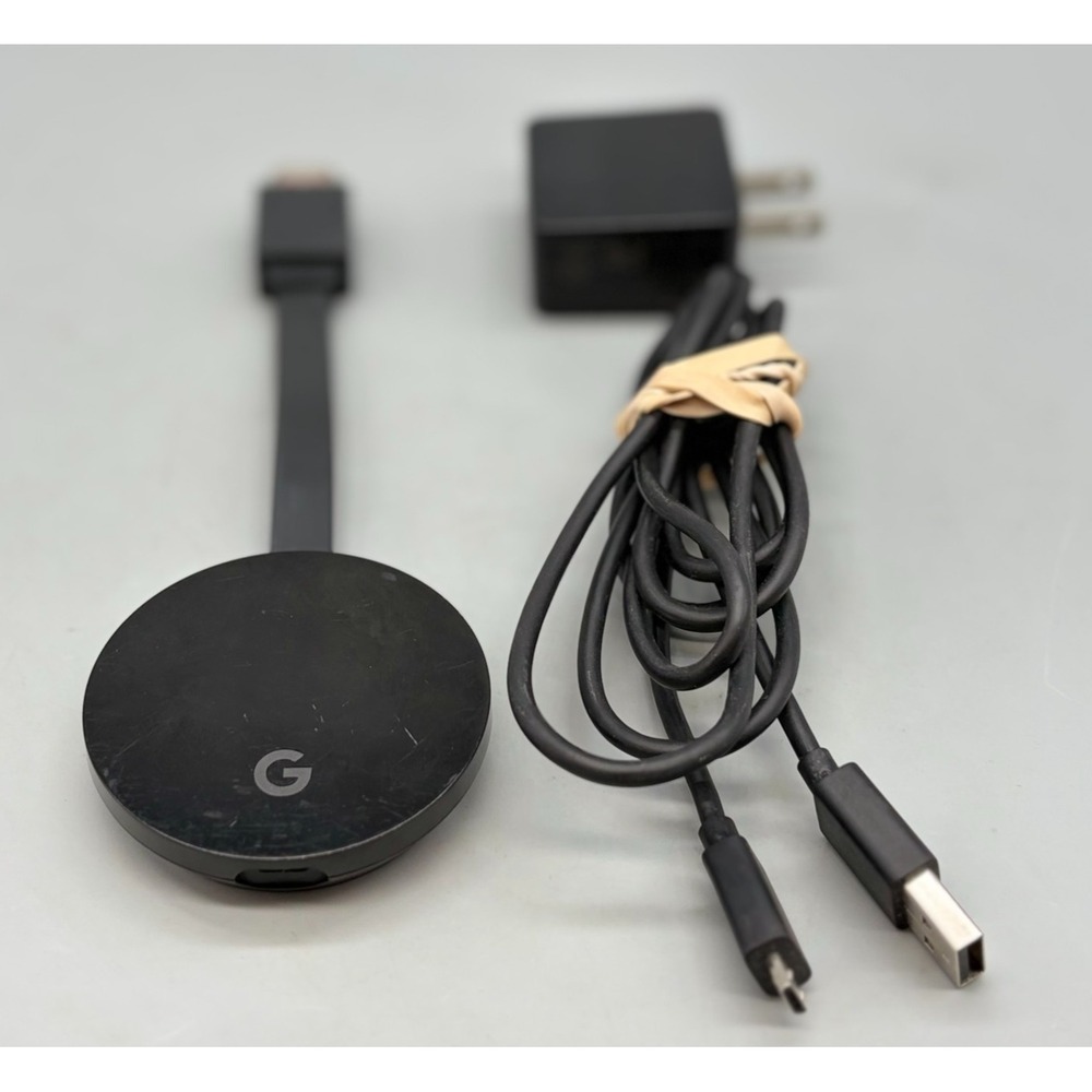 Google Chromecast Ultra (NC2-6A5-D) 4K HD Media Streaming Device